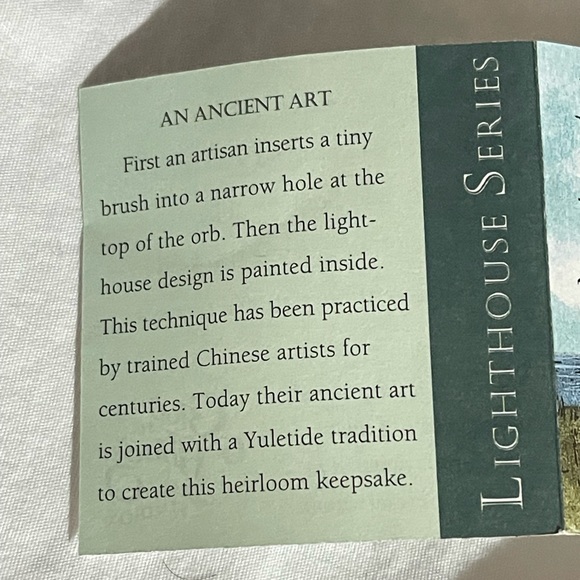 Li bien Christmas ornament one from the lighthouse series. - Picture 11 of 11